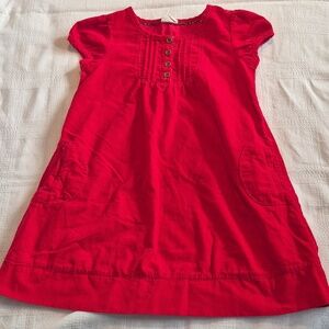 Mini Boden girls size 7-8 years light weight red corduroy candy apple red VVGUC